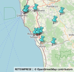 Mappa Via Caduti di Nassiriya, 57016 Rosignano Marittimo LI, Italia (14.53909)