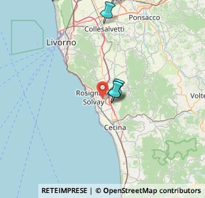 Mappa Via Caduti di Nassiriya, 57016 Rosignano Marittimo LI, Italia (35.41529)