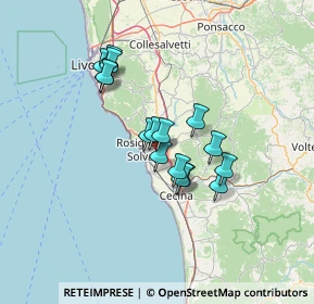 Mappa Via Caduti di Nassiriya, 57016 Rosignano Marittimo LI, Italia (10.83688)