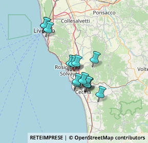 Mappa Via Caduti di Nassiriya, 57016 Rosignano Marittimo LI, Italia (10.42714)