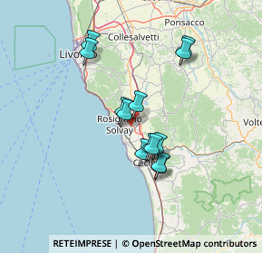 Mappa Via Caduti di Nassiriya, 57016 Rosignano Marittimo LI, Italia (11.81538)