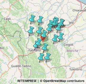 Mappa SS256, 60040 Fabriano AN, Italia (11.1165)