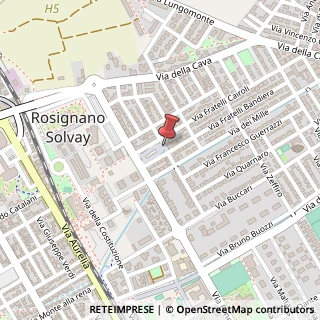 Mappa Piazza risorgimento 25, 57016 Rosignano Marittimo, Livorno (Toscana)