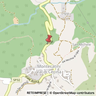 Mappa Via Nuova, 5, 56040 Montecatini Val di Cecina, Pisa (Toscana)