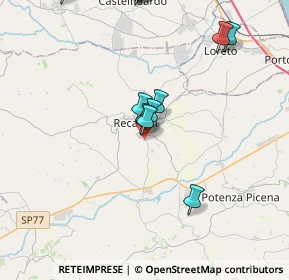 Mappa Contrada San Pietro, 62019 Recanati MC, Italia (6.268)