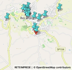 Mappa Contrada San Pietro, 62019 Recanati MC, Italia (1.13)