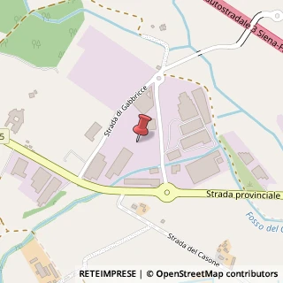 Mappa Strada di Gabbricce, 13, 53035 Monteriggioni, Siena (Toscana)