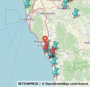 Mappa 57016 Rosignano Marittimo LI, Italia (20.15857)