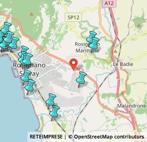 Mappa 57016 Rosignano Marittimo LI, Italia (3.04333)