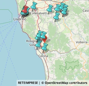 Mappa 56040 Castellina Marittima PI, Italia (18.8615)