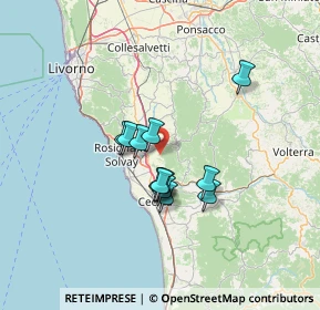 Mappa 56040 Castellina Marittima PI, Italia (10.125)