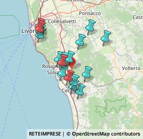Mappa 56040 Castellina Marittima PI, Italia (11.92118)