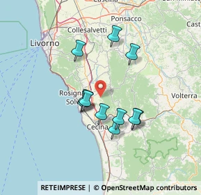 Mappa 56040 Castellina Marittima PI, Italia (11.88182)