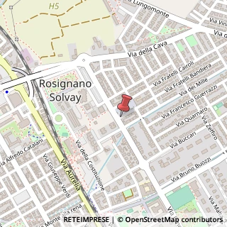 Mappa Piazza Risorgimento, 44, 57016 Rosignano Marittimo, Livorno (Toscana)