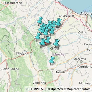 Mappa Viale Trieste, 62021 Apiro MC, Italia (9.3775)