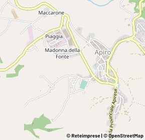 Mappa Contrada Cupo, 62021 Apiro MC, Italia (0.41923)