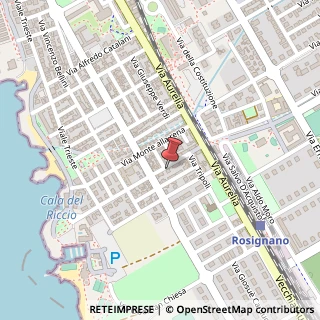 Mappa Via del Popolo, 31, 57016 Rosignano Marittimo, Livorno (Toscana)