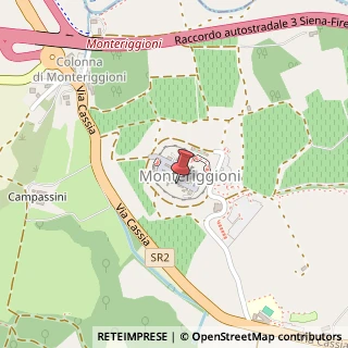 Mappa Via I Maggio, 9, 53035 Monteriggioni SI, Italia, 53035 Monteriggioni, Siena (Toscana)