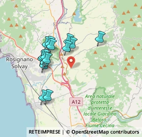 Mappa Via del Gonnellino, 56040 Castellina Marittima PI, Italia (3.29533)
