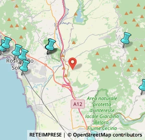 Mappa Via del Gonnellino, 56040 Castellina Marittima PI, Italia (6.05636)