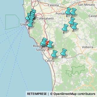 Mappa Via del Gonnellino, 56040 Castellina Marittima PI, Italia (18.55167)