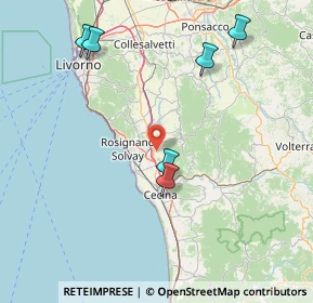 Mappa Via del Gonnellino, 56040 Castellina Marittima PI, Italia (27.653)