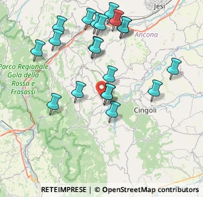 Mappa Via Papa Giovanni XXIII, 62021 Apiro MC, Italia (8.04)