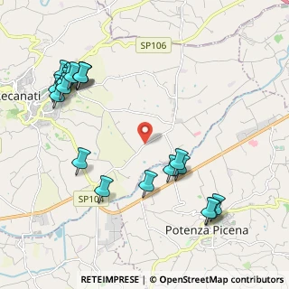 Mappa SP Chiarino, 62018 Potenza Picena MC, Italia (2.59)