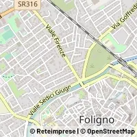 Hartă Foligno