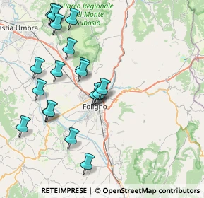 Mappa Sportella Marini, 06034 Foligno PG, Italia (8.786)