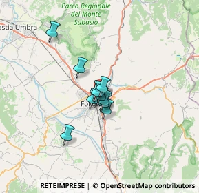 Mappa Via Raffaello Sanzio, 06034 Foligno PG, Italia (3.89727)