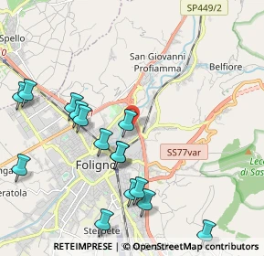 Mappa Via Raffaello Sanzio, 06034 Foligno PG, Italia (2.422)