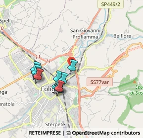 Mappa Via Raffaello Sanzio, 06034 Foligno PG, Italia (1.74417)
