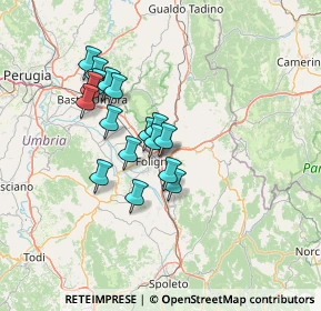 Mappa Sportella Marini, 06034 Foligno PG, Italia (11.59765)
