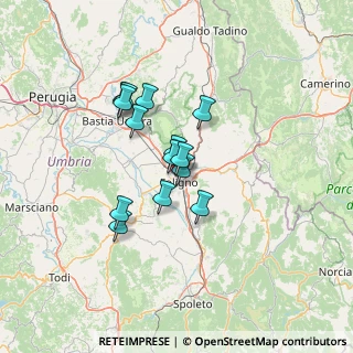 Mappa Via Ludovico Ariosto, 06036 Montefalco PG, Italia (10.47643)