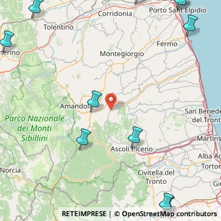 Mappa Via D. Bramante, 63100 Force AP, Italia (31.55167)