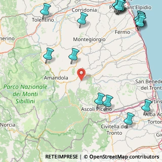 Mappa Via D. Bramante, 63100 Force AP, Italia (28.8255)