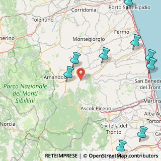 Mappa Via D. Bramante, 63100 Force AP, Italia (32.935)