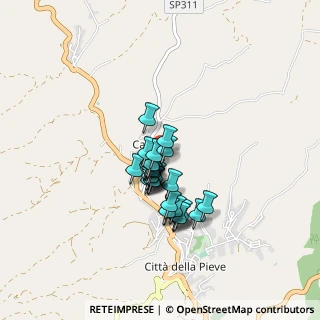 Mappa Strada Comunale delle Caselle, 06062 Città della Pieve PG, Italia (0.57667)