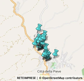 Mappa Strada Comunale delle Caselle, 06062 Città della Pieve PG, Italia (0.55)