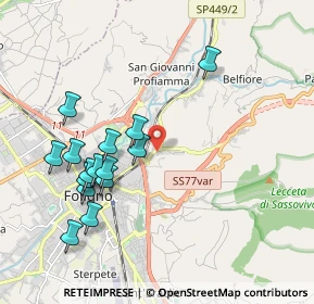 Mappa Via della Concordia, 06034 Foligno PG, Italia (2.09)