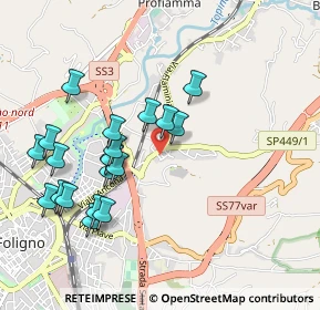 Mappa Via della Concordia, 06034 Foligno PG, Italia (1.01)