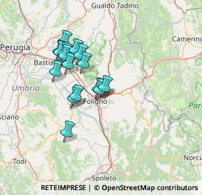 Mappa Via della Concordia, 06034 Foligno PG, Italia (12.35)