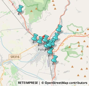 Mappa Via Nicolò Tignosi, 06034 Foligno PG, Italia (2.4)