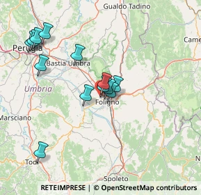 Mappa Via Carlo Frappi, 06034 Foligno PG, Italia (14.27308)