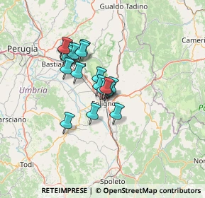 Mappa Via Giovan Battista Cruciani, 06034 Foligno PG, Italia (10.4695)