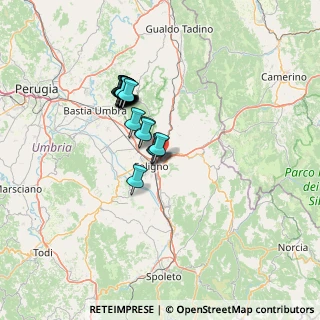 Mappa Via Corta di Colle, 06034 Foligno PG, Italia (11.3445)