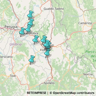 Mappa Via Corta di Colle, 06034 Foligno PG, Italia (12.33)