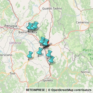 Mappa Via Corta di Colle, 06034 Foligno PG, Italia (10.3)
