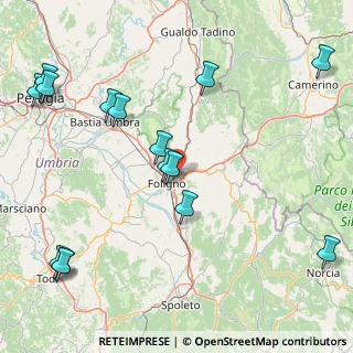 Mappa Via Corta di Colle, 06034 Foligno PG, Italia (22.28267)